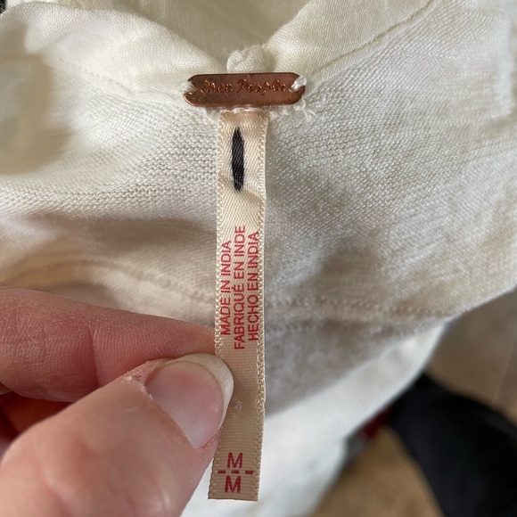 NWOT Free People Claire Tee Tunic Top sz M - Picture 3 of 7